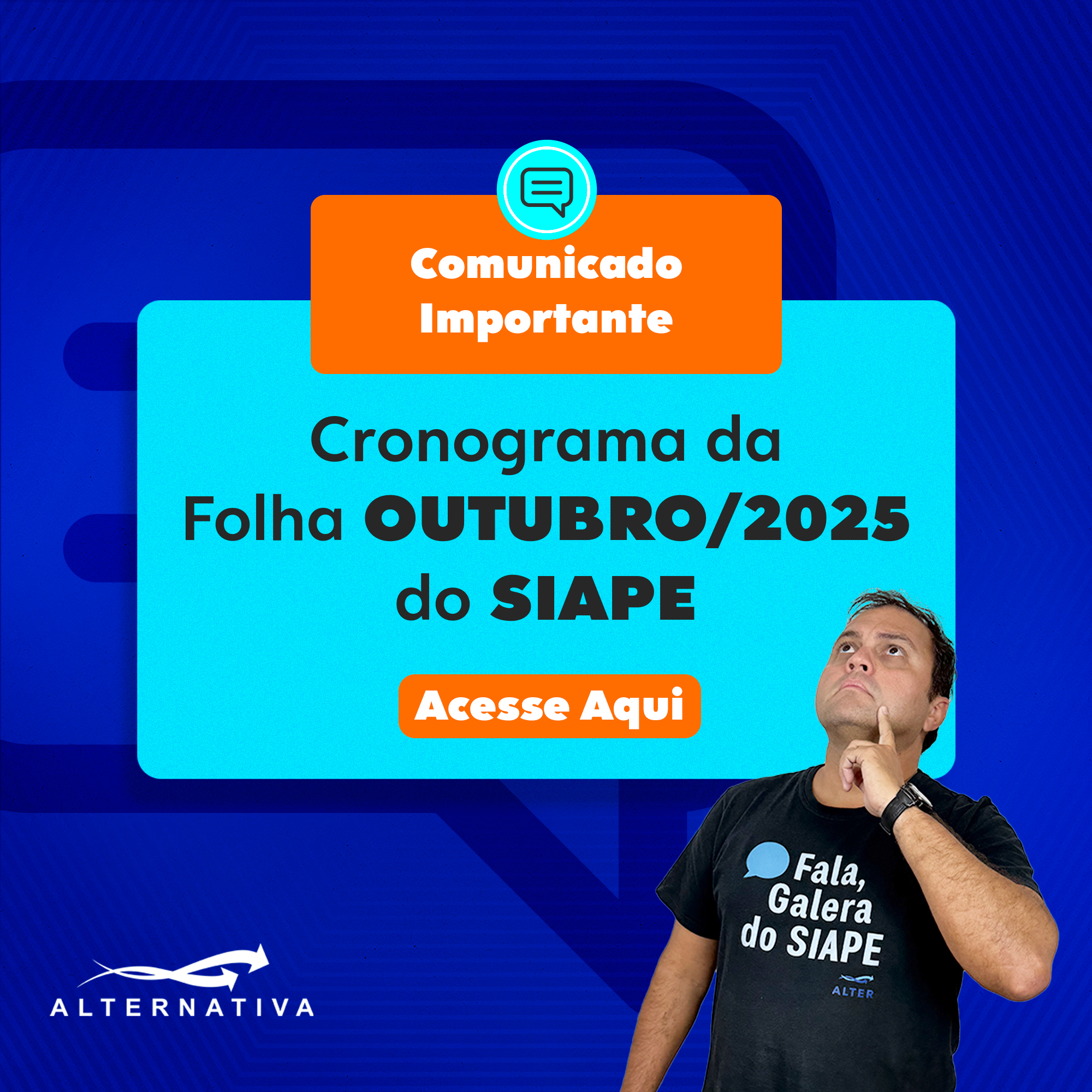 CRONOGRAMA SIAPE de PAGAMENTO OUTUBRO 2025