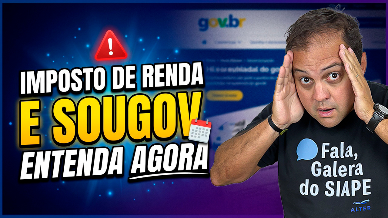 IR 2026: Cuidado! Dados do SouGOV.BR podem estar diferentes da declaração pré-preenchida; veja como não cair na malha fina