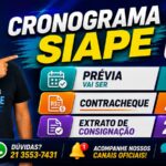 Cronograma SIAPE – AGOSTO de 2026: confira as principais datas